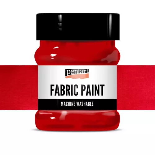 Pentart textilfesték 230ml, piros