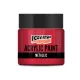 Pentart metál akrilfesték 50ml piros