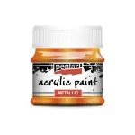 Pentart metál akrilfesték 50 ml narancs