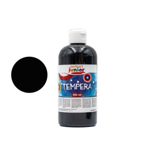 Pentart tempera festék 500 ml fekete