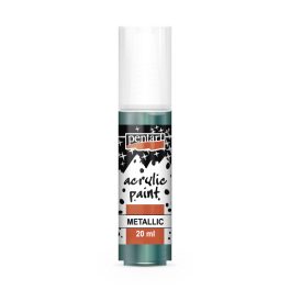 Pentart metál akrilfesték 20ml zöldeskék