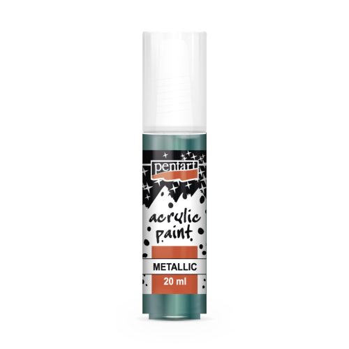 Pentart metál akrilfesték 20ml zöldeskék