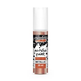 Pentart metál akrilfesték 20 ml bronz