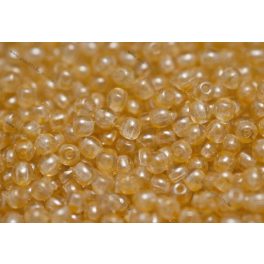Préselt golyó 3mm, mézsárga, 60 db