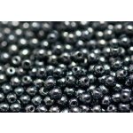 Préselt golyó 3mm, hematit, 60 db