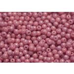 Préselt golyó 3mm, pink lüszter, 60 db