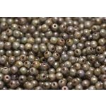 Préselt golyó 3mm, mohazöld picasso, 60 db