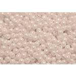 Préselt golyó 4mm, fehér lüszter, 45 db