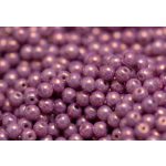 Préselt golyó 4mm, lila luszter, 45 db