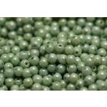 Préselt golyó 4mm, alamzöld, 45 db