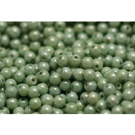 Préselt golyó 4mm, alamzöld, 45 db