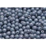 Préselt golyó 4mm, kék lüszter, 45 db
