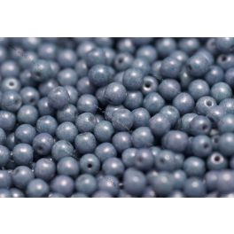 Préselt golyó 4mm, kék lüszter, 45 db