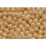 Préselt golyó 4mm, elefántcsont, 45 db