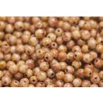 Préselt golyó 4mm, dark travertin, 45 db