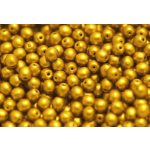 Préselt golyó 4mm, matt arany, 45 db