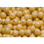 Préselt golyó 6mm, lüszteres bézs, 30 db