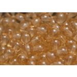 Préselt golyó 6mm, kristály bézs lüszterrel, 30 db