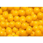 Préselt golyó 6mm, opaque napsárga, 30 db