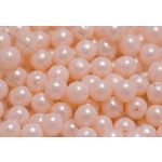 Préselt golyó 6mm, opál babarózsaszín