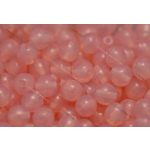 Préselt golyó 6mm, opál rózsaszín