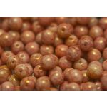 Préselt golyó 6mm, antik pink, 30 db