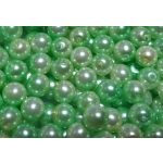 Préselt golyó 8mm, almazöld / fehér, 22 db