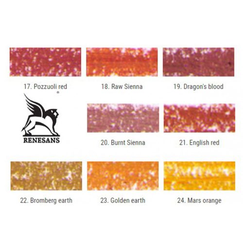 Finom pasztellkréta - Renesans 20. Burnt Sienna