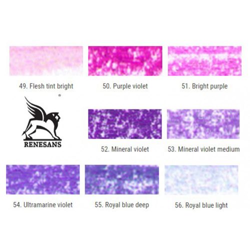Finom pasztellkréta - Renesans 52. Mineral violet
