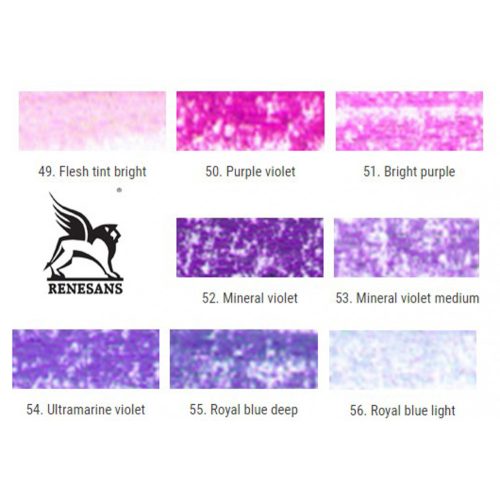 Finom pasztellkréta - Renesans 53. Mineral violet medium