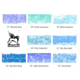 Finom pasztellkréta - Renesans 60. Grey turquoise