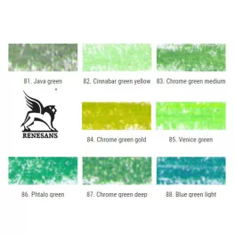 Finom pasztellkréta - Renesans 82. Cinnabar green yellow