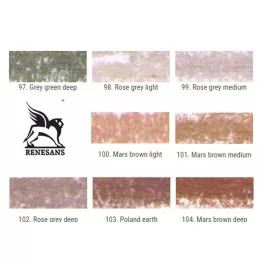 Finom pasztellkréta - Renesans 97. Grey green deep