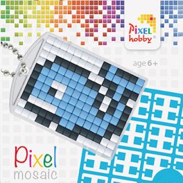   Pixel kulcstartó szett (Pixel kulcstartó alaplap + 3 szín) bálna