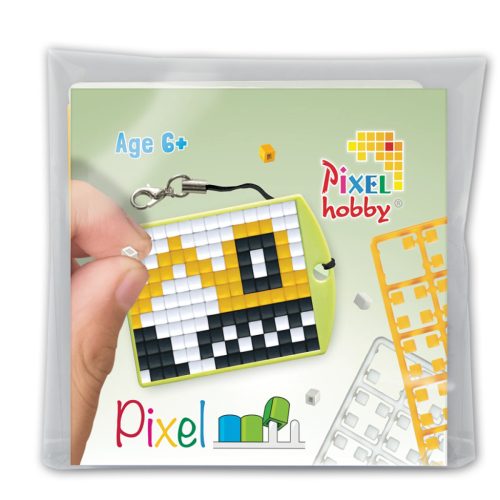 Pixel kulcstartó szett (színes Pixel kulcstartó alaplap + 3 szín) új markoló