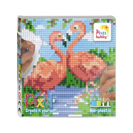 Pixel szett 4 alaplapos - 2 Flamingo