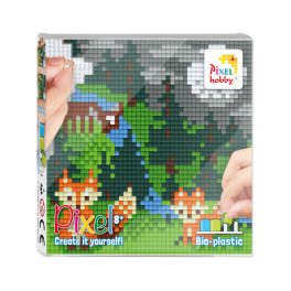 Pixel szett 4 alaplapos - Rókák