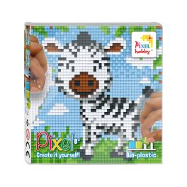 Pixel szett 4 alaplapos - Zebra
