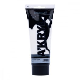 Renesans akrilfesték 200 ml - titán fehér