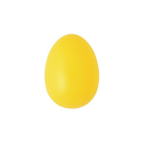 Műanyag tojás, 6 cm, világossárga