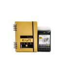 Kezdő, filces rajzkészlet, stílusos sketchbookkal, és Faber-Castell filcekkel