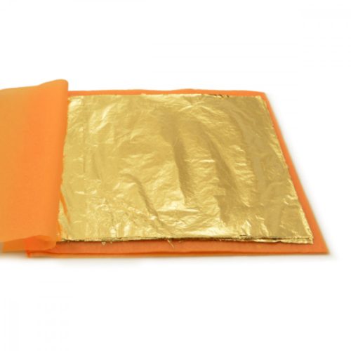 Füstfólia arany 2.5, 16x16cm 100lap/csomag (imitáció)