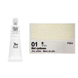 Renesans olajfesték 60ml, zinc white - cinkfehér 01