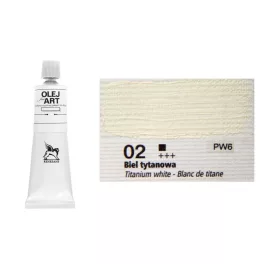 Renesans olajfesték 60ml, titanium white - titánfehér 02