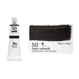 Renesans olajfesték 60ml, vine black - szénfekete 50
