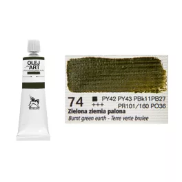 Renesans olajfesték 60ml, burnt green earth 74