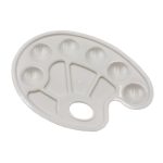 Festőpaletta műanyag 6 gomb 4 tartó