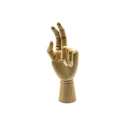 Modell kéz, 25cm magas (bal)