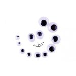 Mozgószem, öntapadó 4mm, 50db