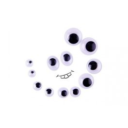 Mozgószem, öntapadó 10mm, 10db